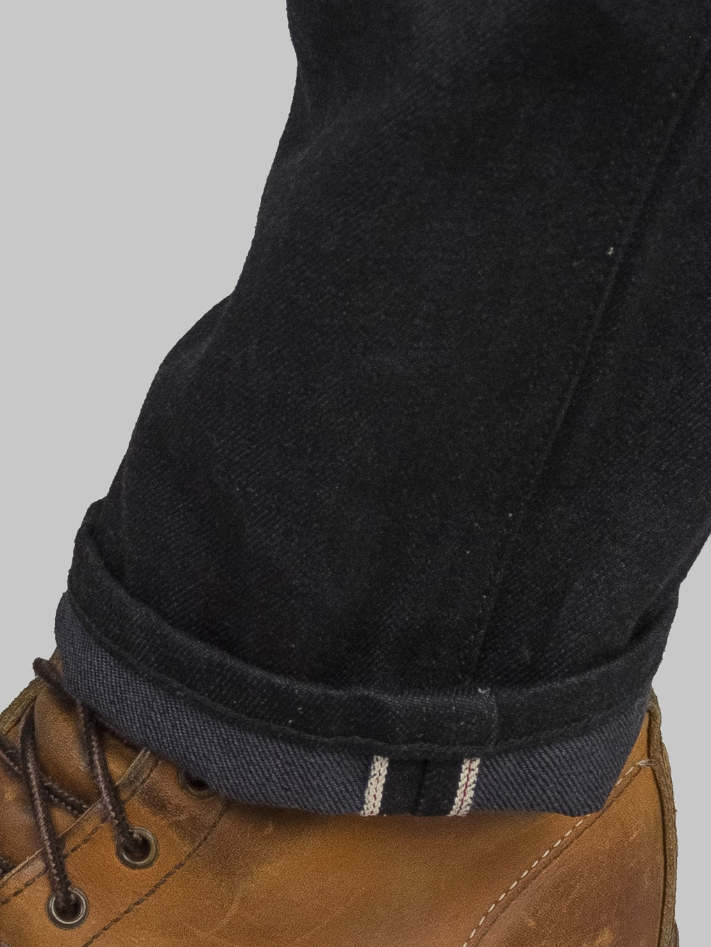 Freenote Cloth Rios Black Grey Japanese Denim Slim Straight Jeans selvedge