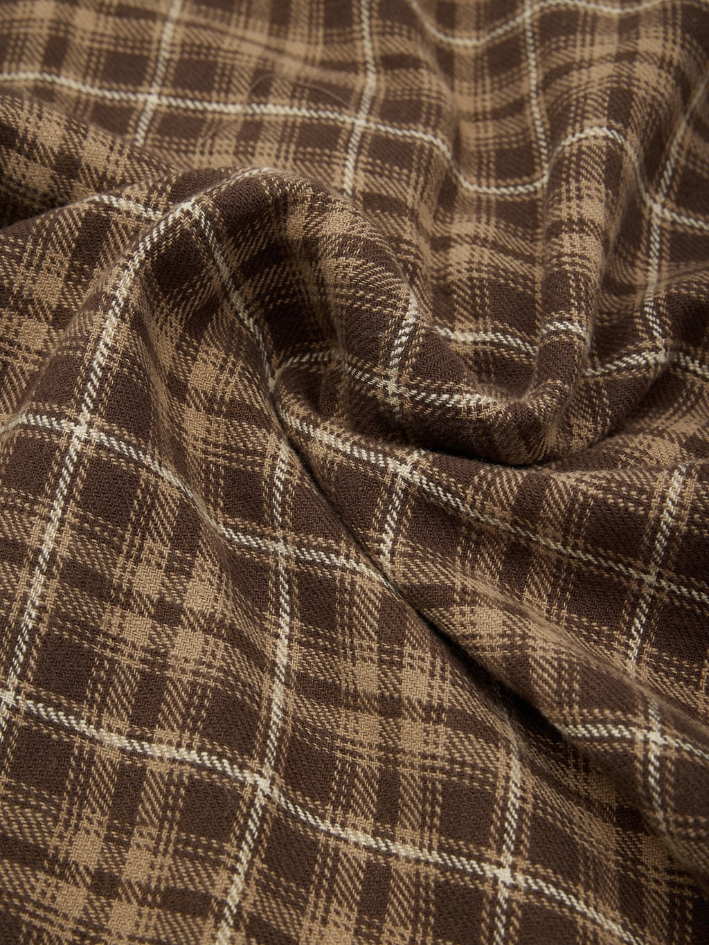 Freenote Cloth Wells Shirt Brown texture