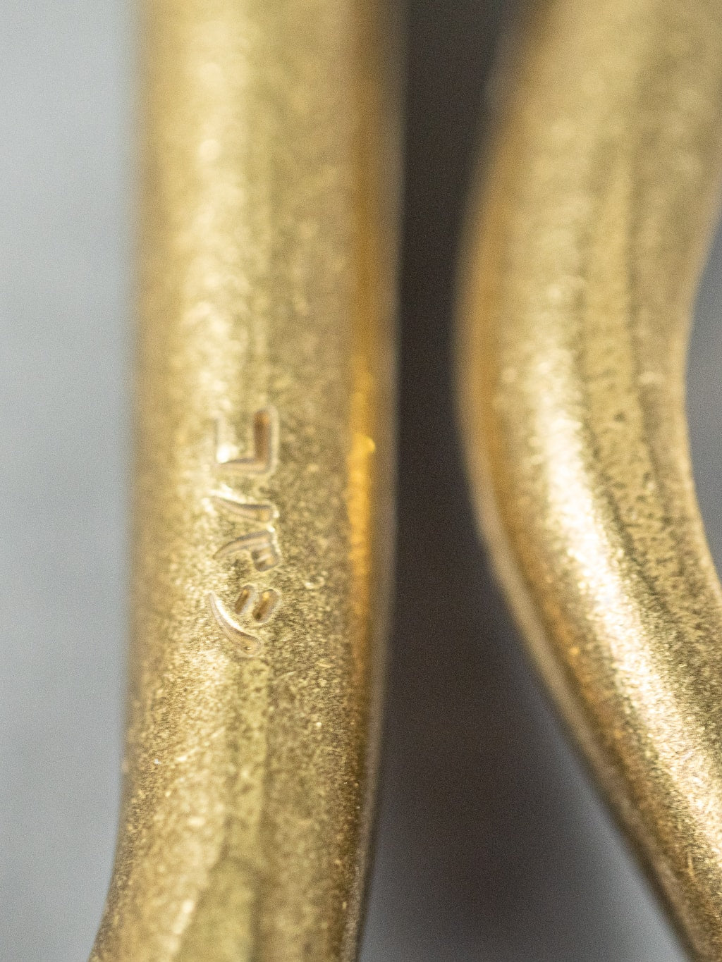 Kobashi Studio belt hook chain solid brass stamped