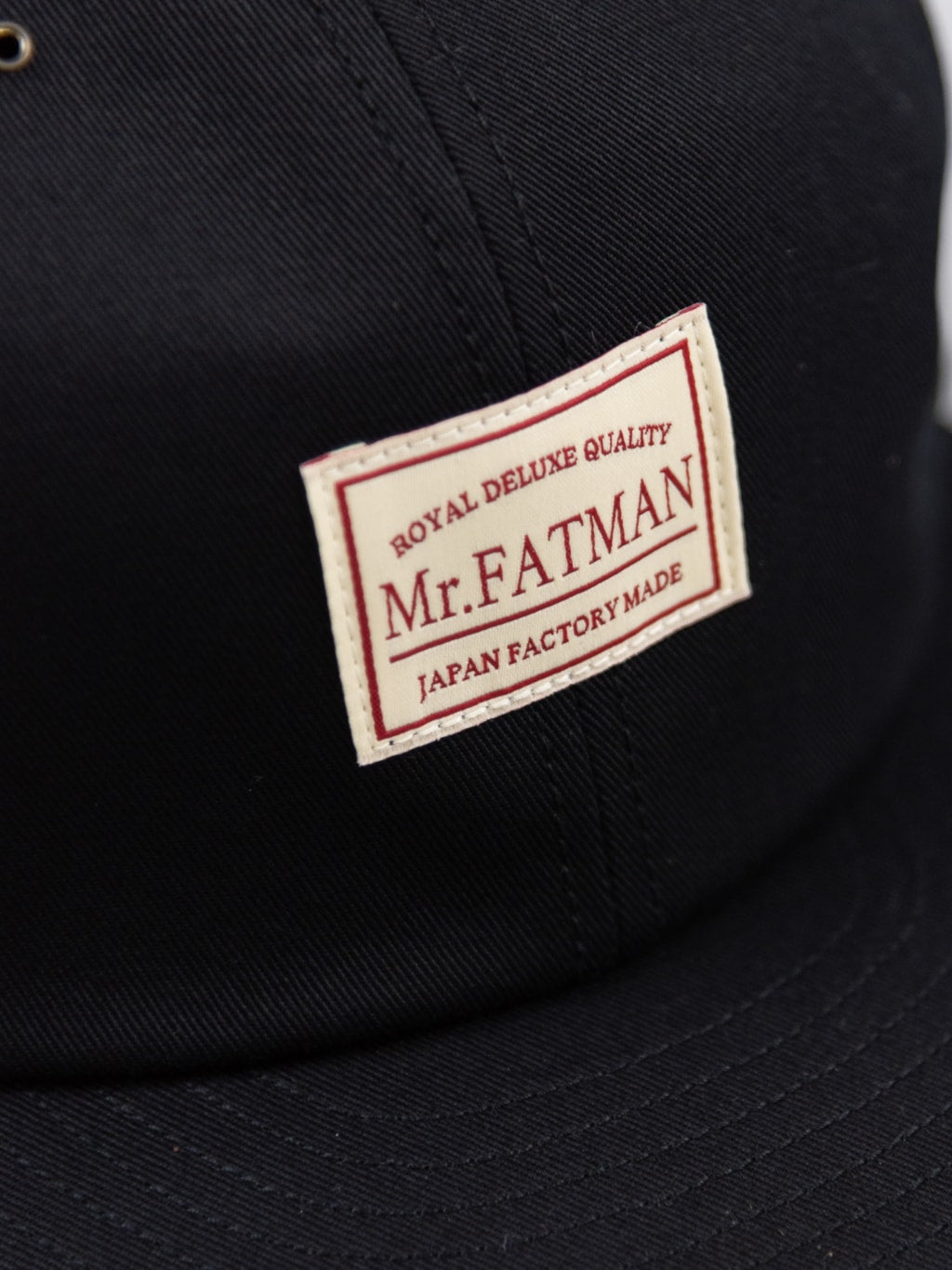 Mr Fatman Classic BB Cap Black brand tag