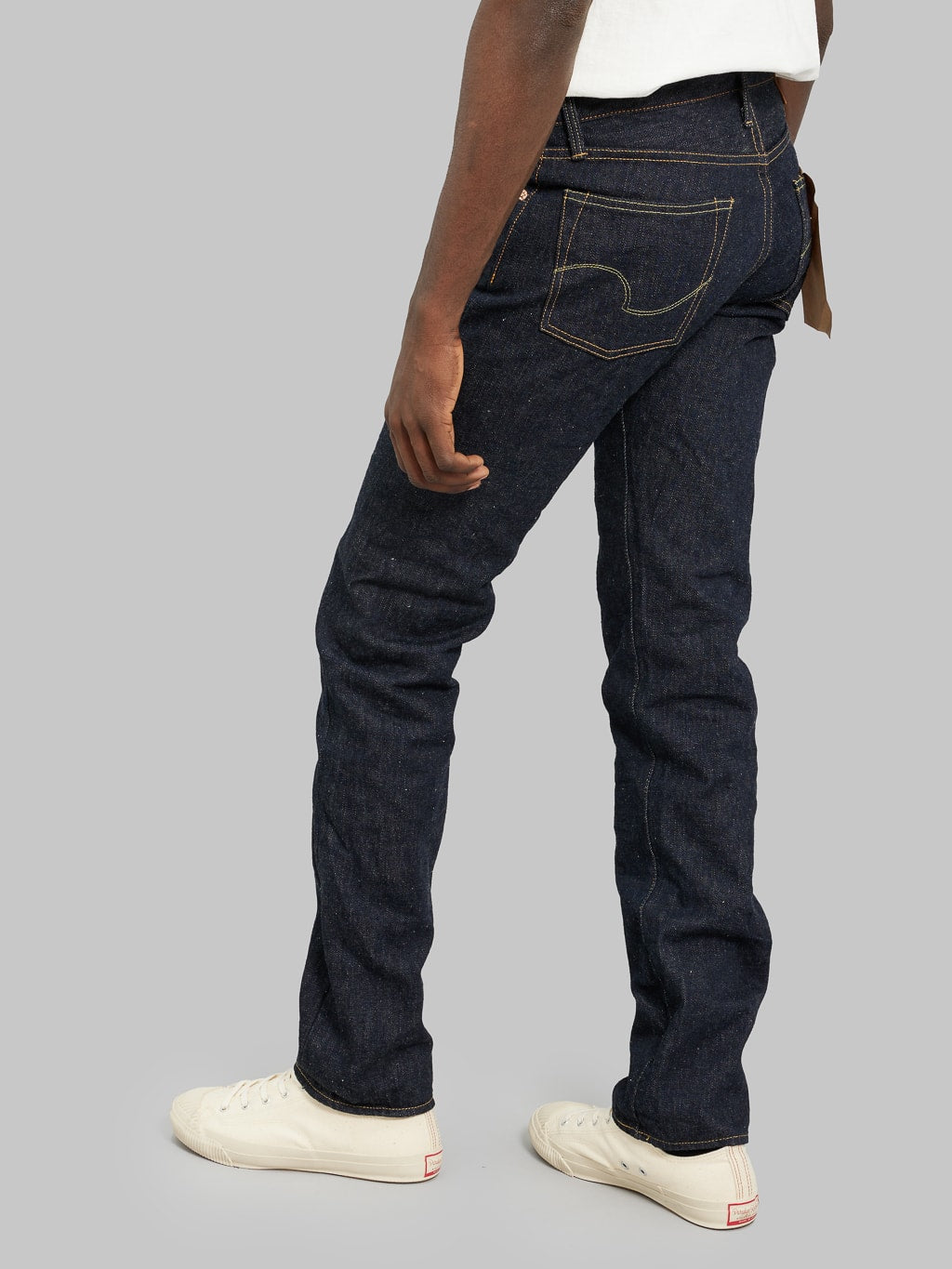 ONI 525 Natural Indigo Rope Dyeing Denim Classic Straight Jeans mid rise
