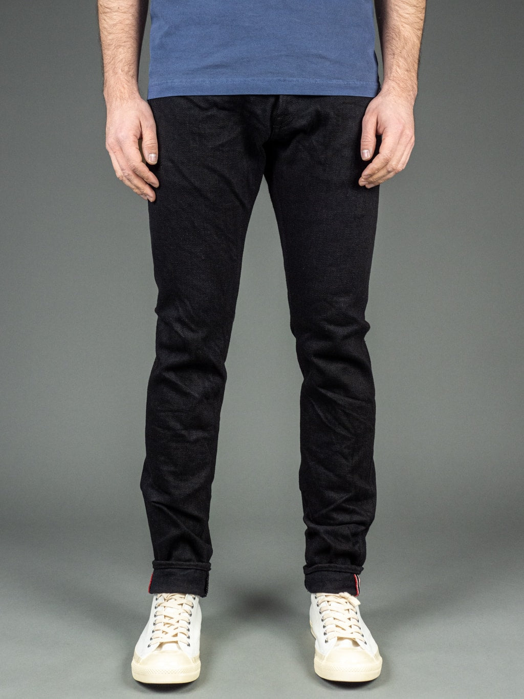 ONI Denim 622ZRIDBK "Secret Denim Indigo x Black" Jeans Front