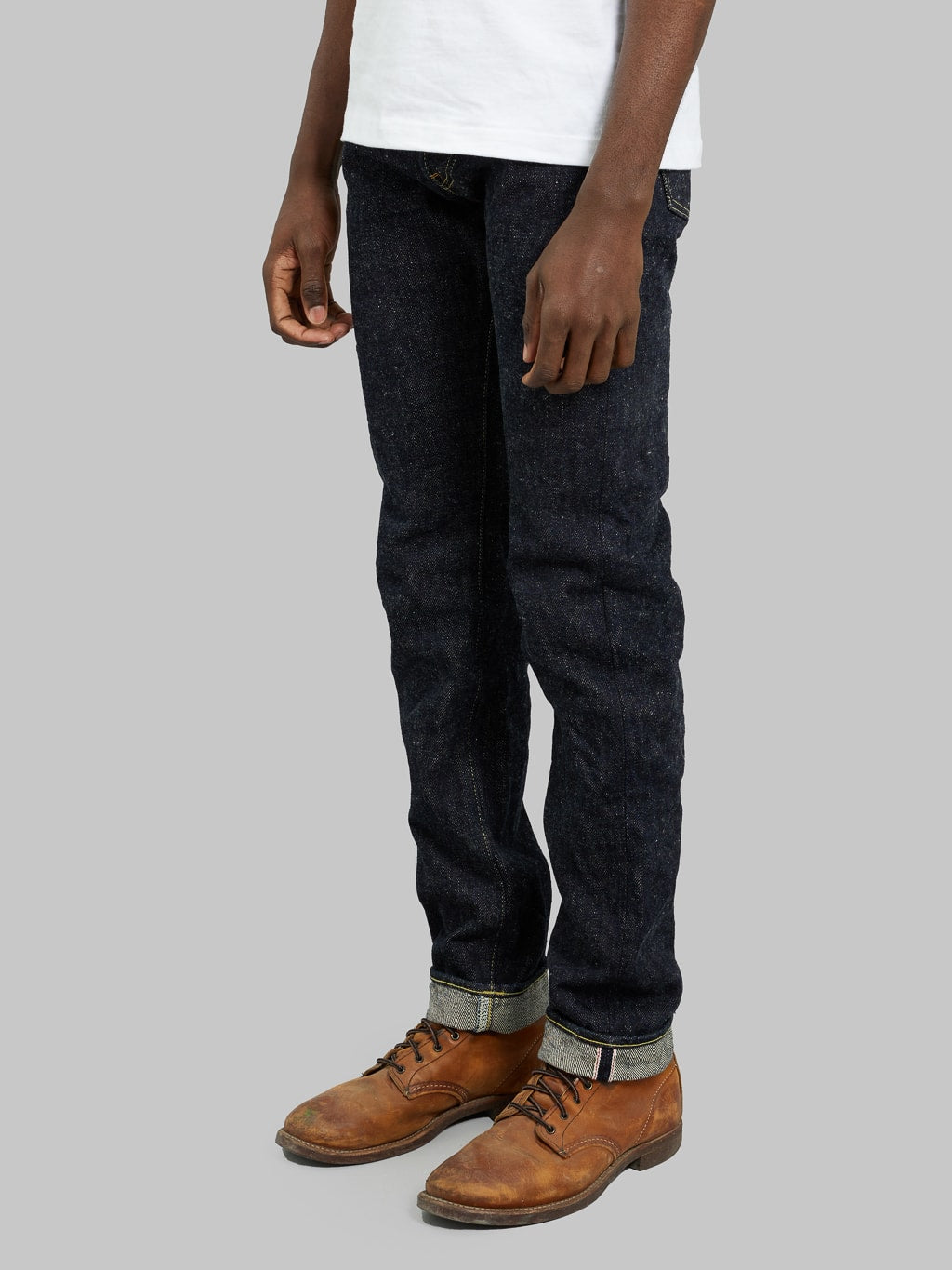 ONI Denim 246DIZR Dark Indigo Secret Denim modern straight Jeans side