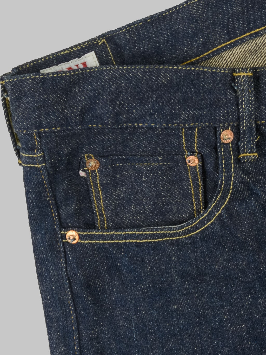 ONI Denim 288ZR Secret Denim 20oz Regular Straight Jeans front pocket