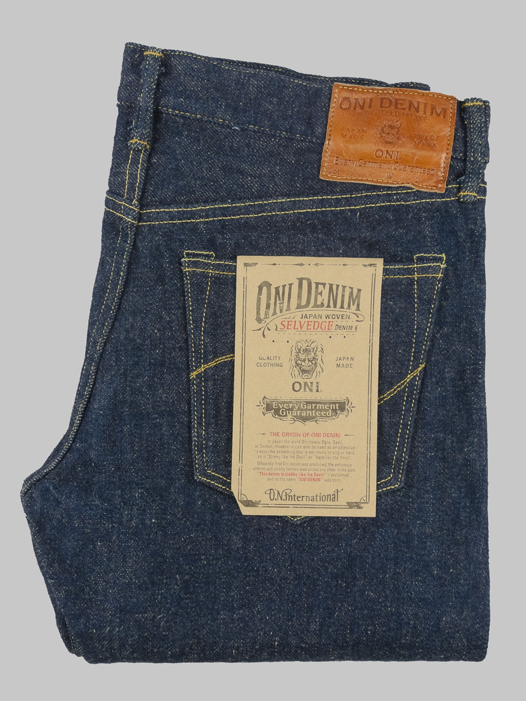 ONI Denim 288ZR Secret Denim 20oz Regular Straight Jeans 100 cotton