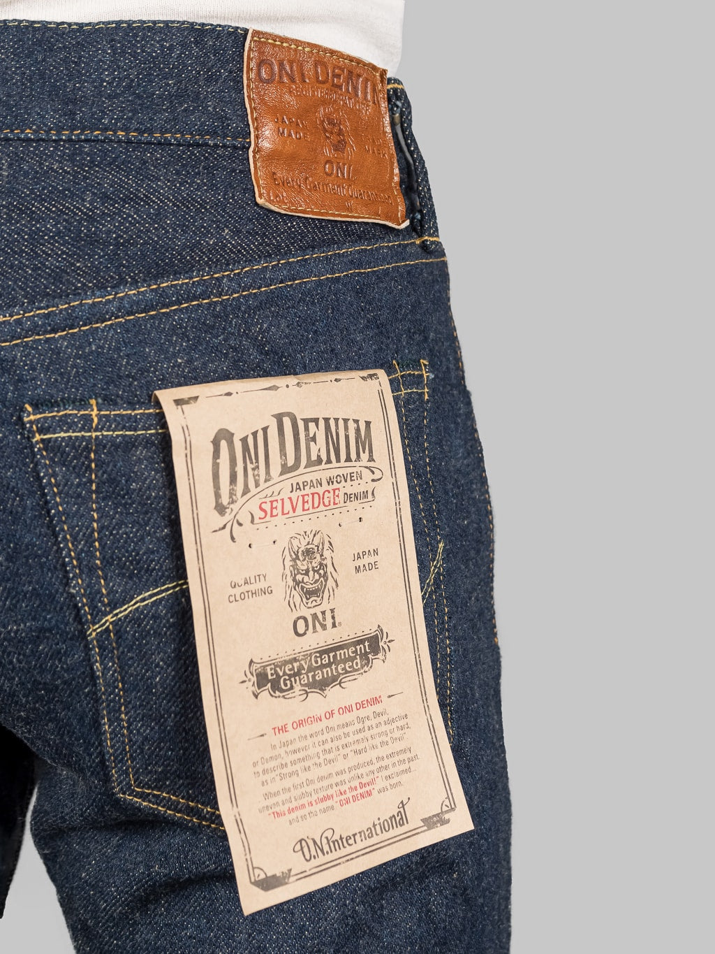 ONI Denim 544ZR Secret Denim Stylish Tapered Jeans pocket flasher