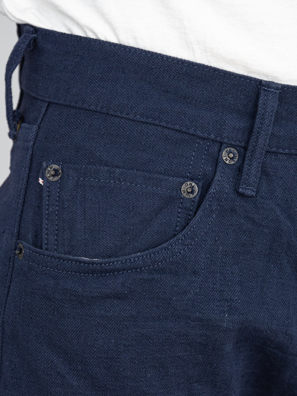 ONI Denim 612 Super Low Tension Navy Relaxed Tapered Jeans coin pocket