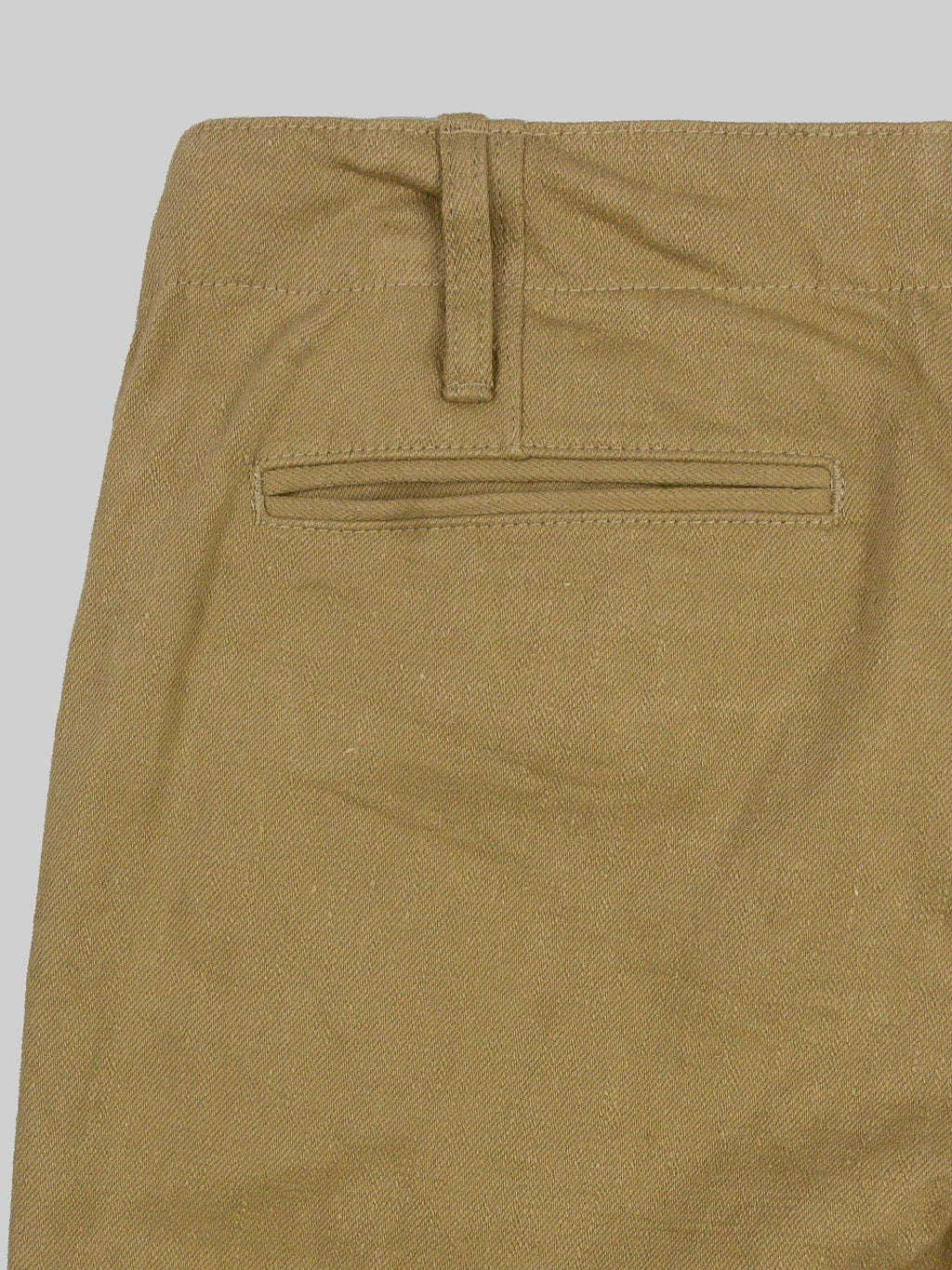 ONI Denim 727 Super Low Tension khaki beige straight Chino back pocket