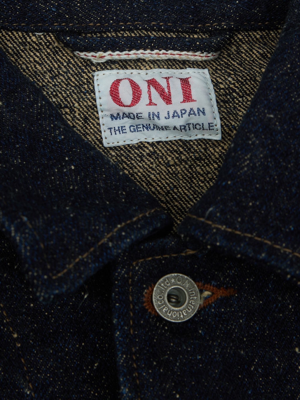 ONI Denim Asphalt 20oz Coverall jacket made in japan