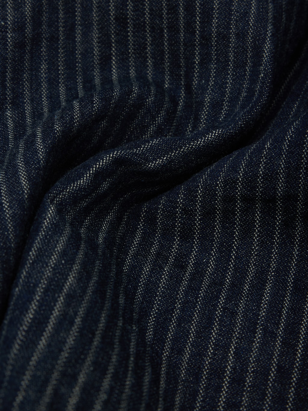ONI Denim HJS Drop Needle Stitching Jacquard Striped Coverall  texture