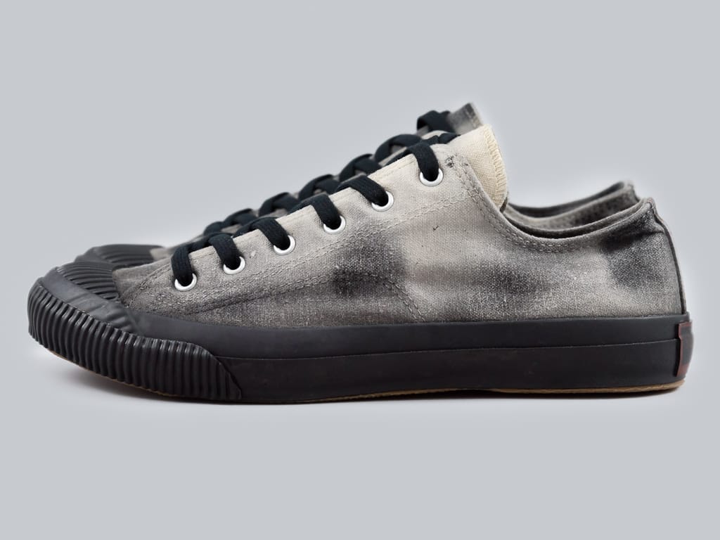 Pras Shellcap Low Sneakers Mura uneven dye gray x black