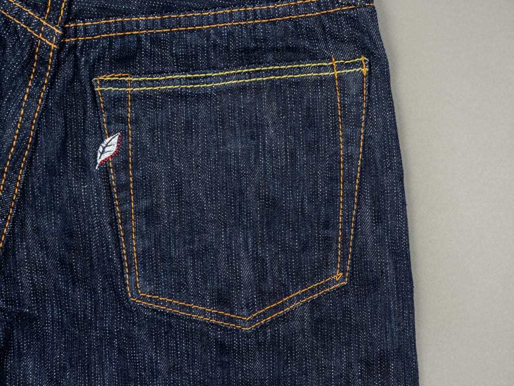 Pure Blue Japan "Aizome Natural Indigo" 17.5oz Jeans Back Pocket