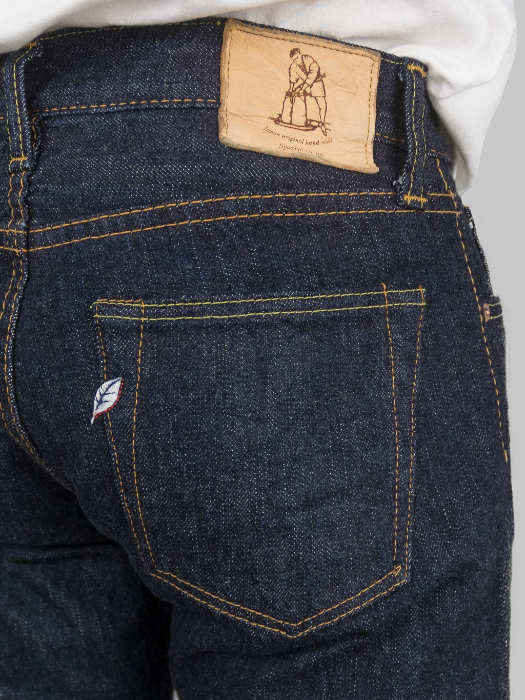 Pure Blue Japan XX 003 Regular Straight Jeans back pocket