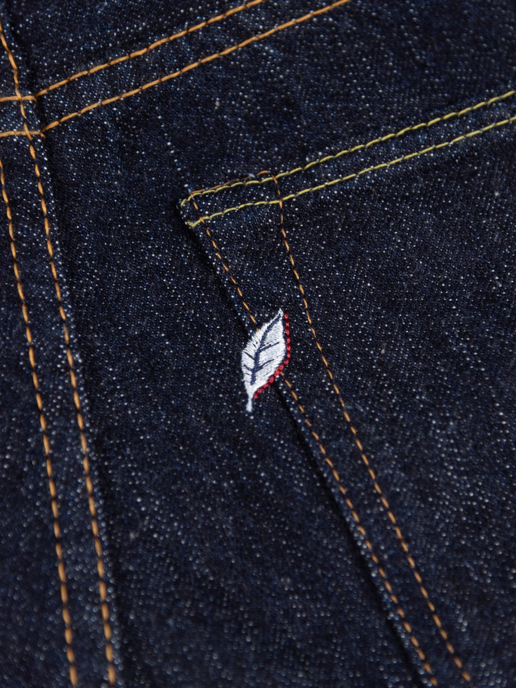 Pure Blue Japan XX 003 Regular Straight Jeans embroided logo