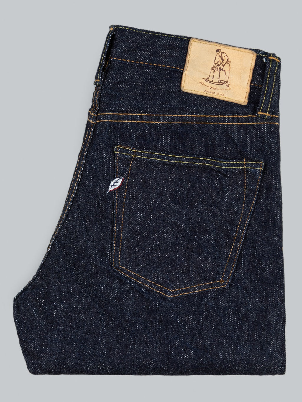 Pure Blue Japan Relaxed Tapered denim jeans pure indigo