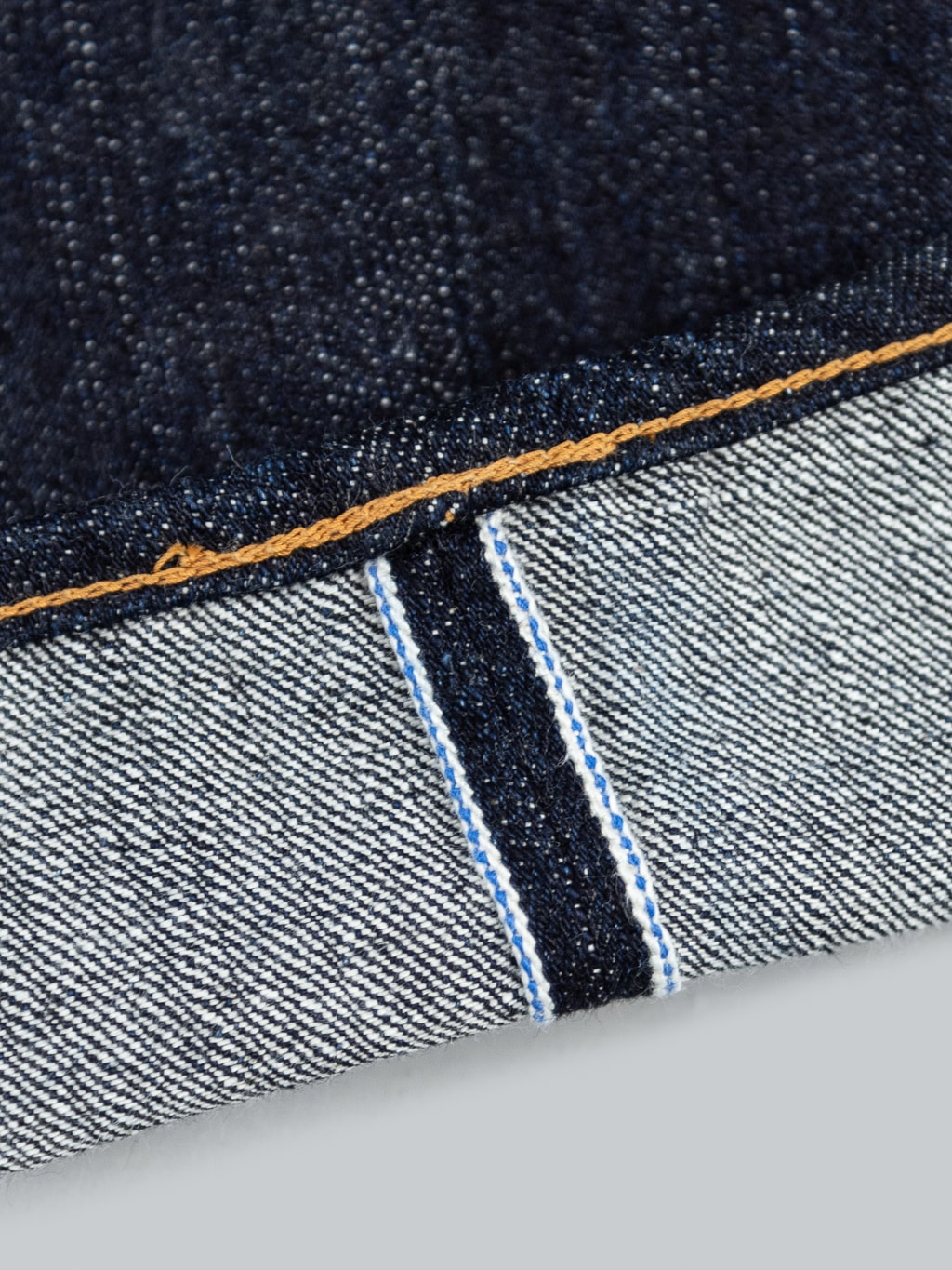 Pure Blue Japan Relaxed Tapered denim jeans blue selvedge line