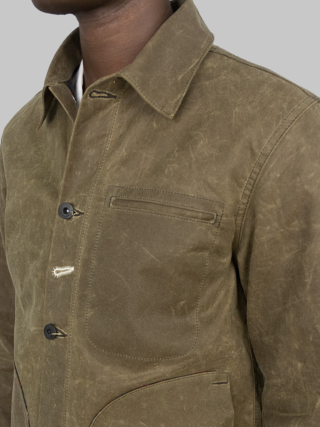 Rogue Territory Supply Jacket Lined Brown Ridgeline chest pocket