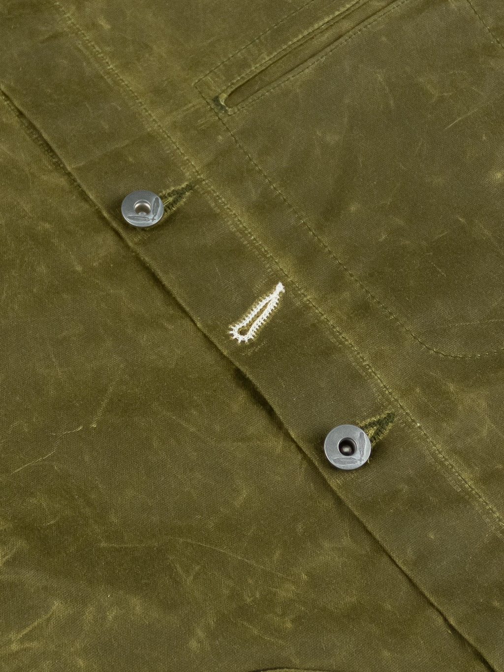 Rogue Territory Supply Jacket Lined Hunter Green Ridgeline branded nickel buttons