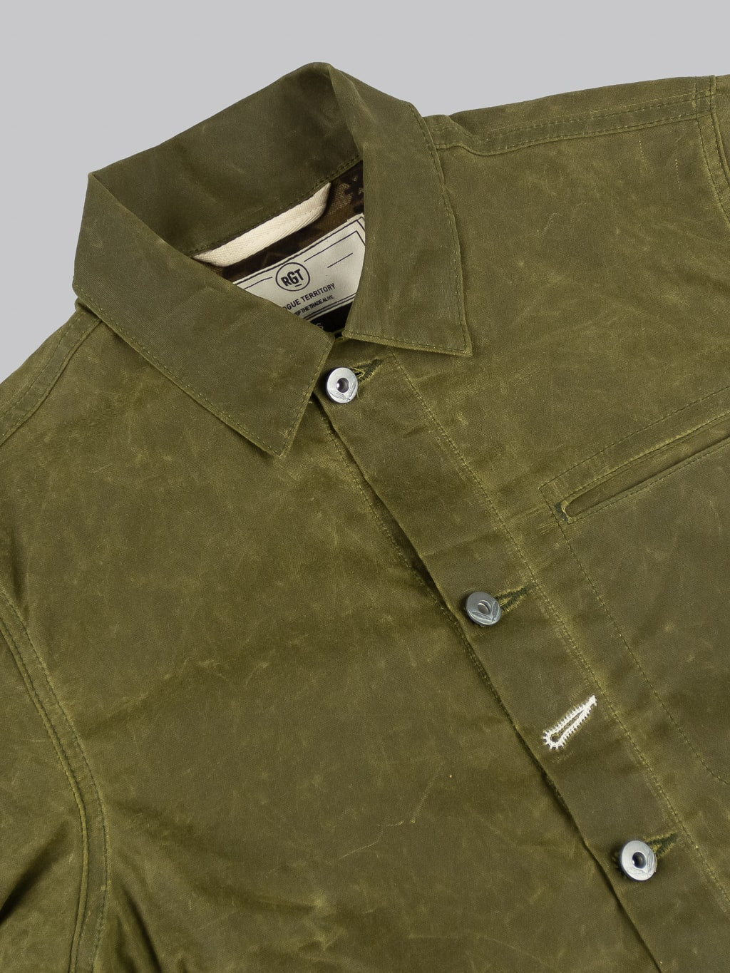 Rogue Territory Supply Jacket Lined Hunter Green Ridgeline chest
