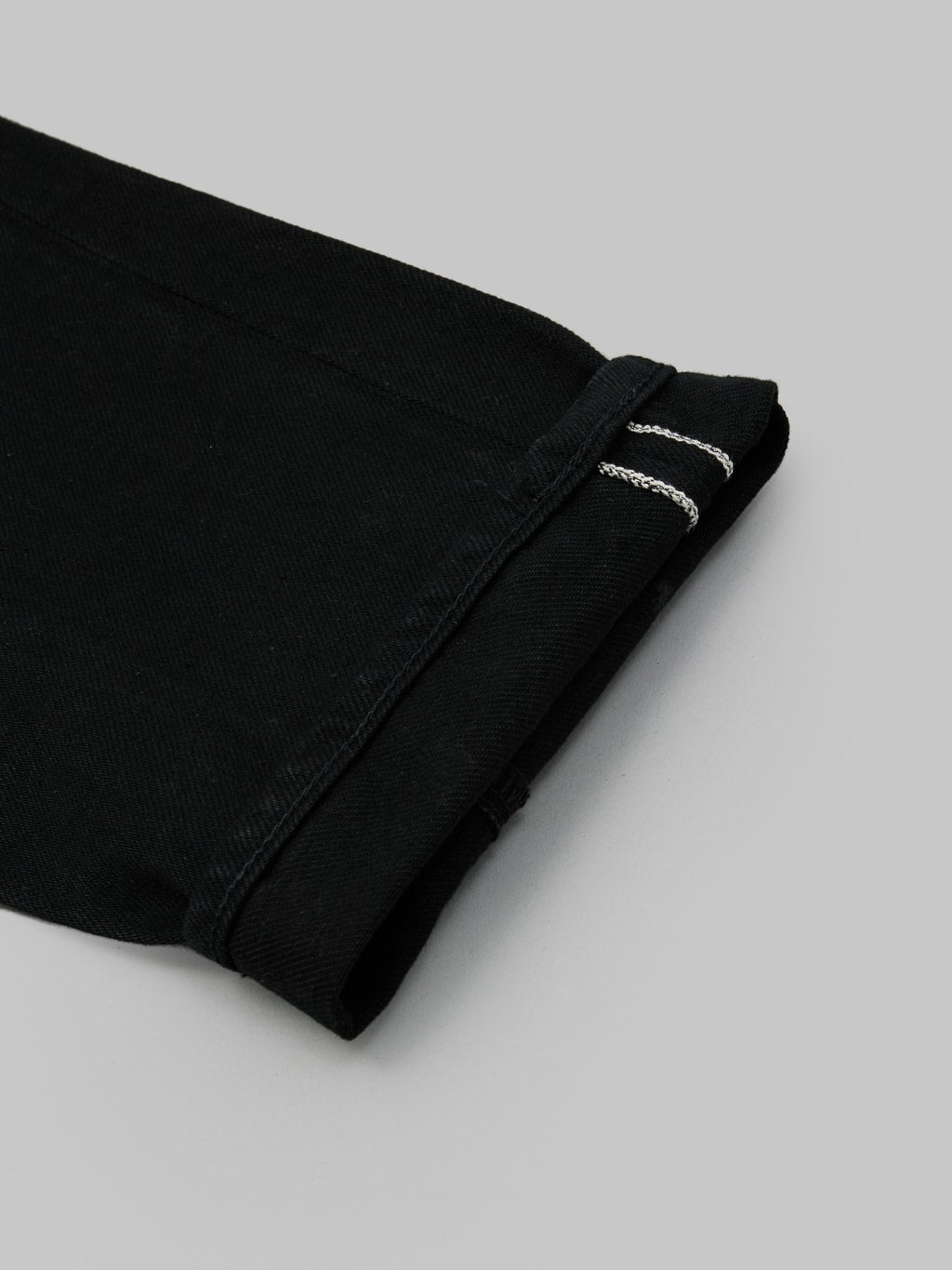 Samurai Jeans Color Fast Black x Black slim straight Jeans selvedge