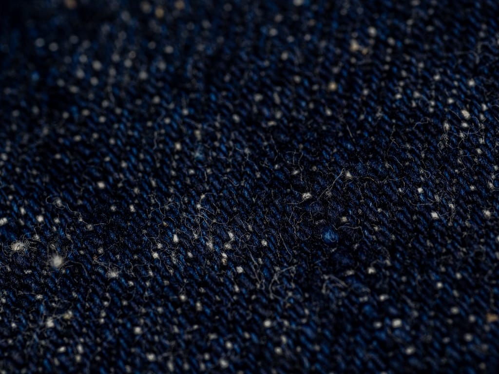 Samurai Jeans "Ai-Benkei" Natural Indigo Relax Tapered Jeans Fabric
