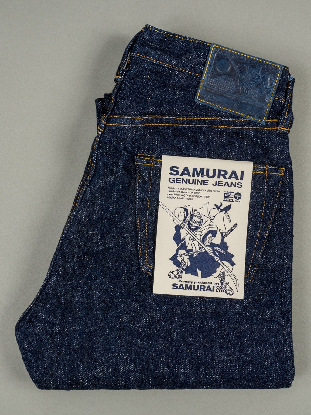 Samurai Jeans "Ai-Benkei" Natural Indigo Relax Tapered Jeans