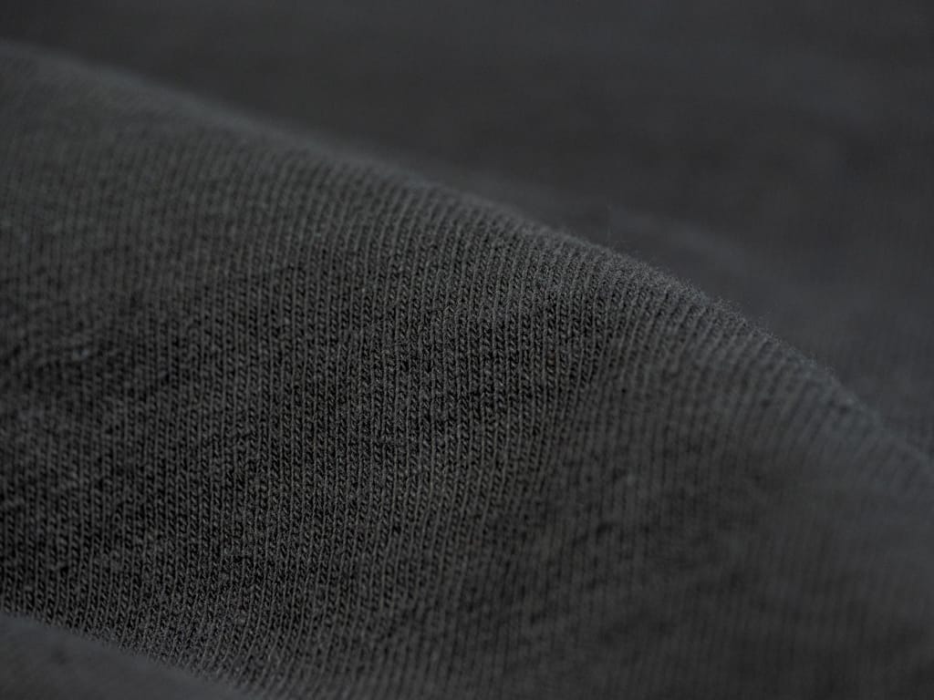 Samurai Jeans Japanese Cotton Sweatshirt Kuromane Slubby Texture