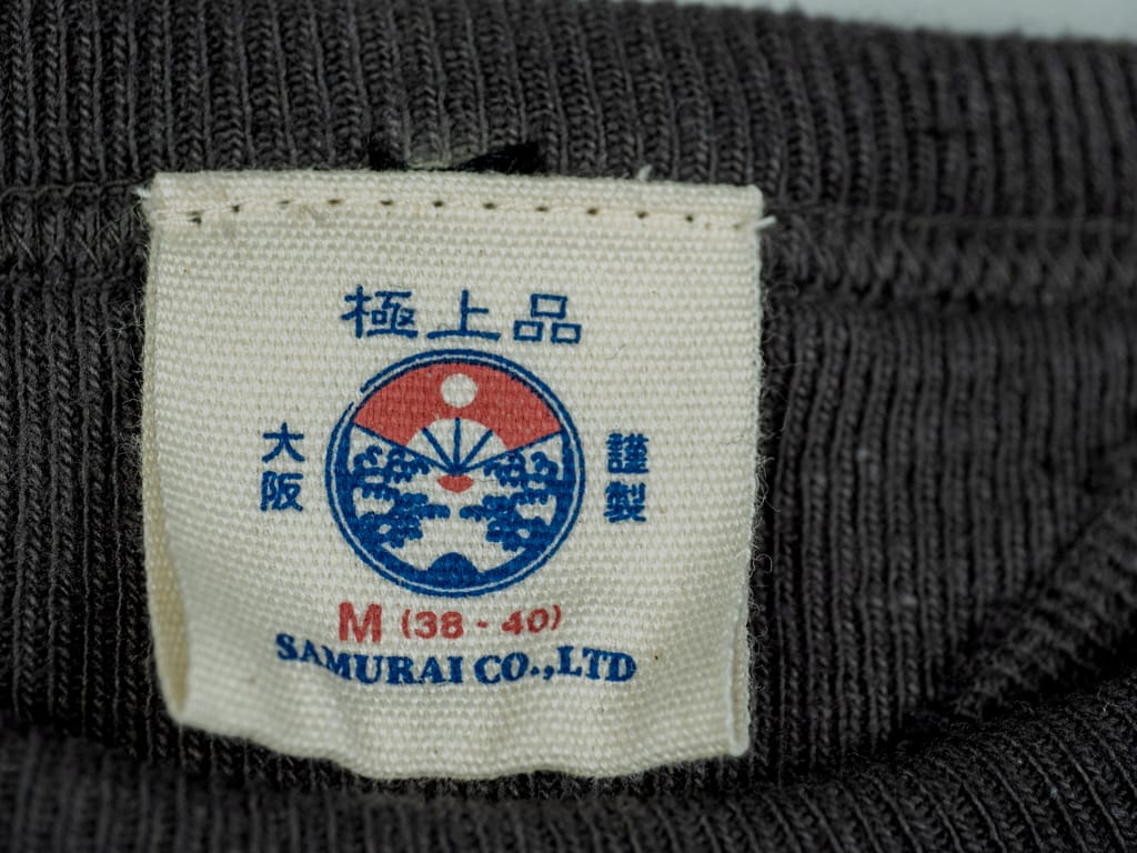 Samurai Jeans Japanese Cotton Sweatshirt Kuromane Tag
