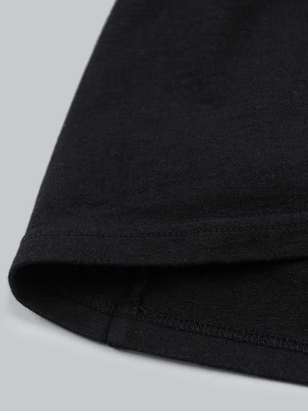 Samurai Jeans Loopwheel Ripened Cotton Tshirt Black texture