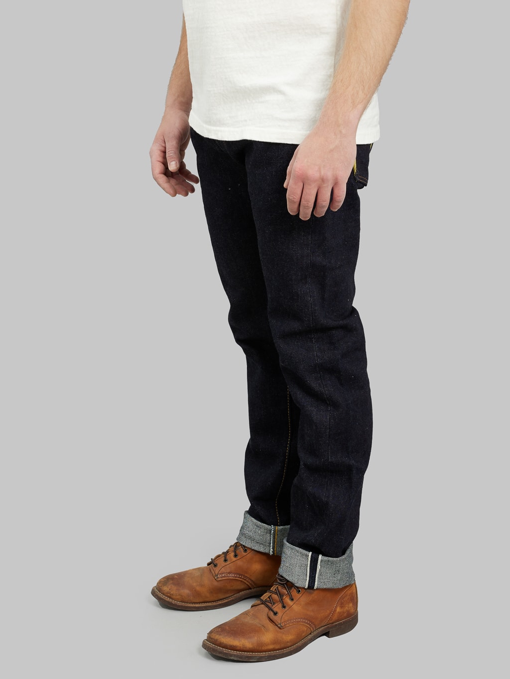 Samurai Jeans S511XX 25oz Kirinji Slim Tapered selvedge Jeans side fit
