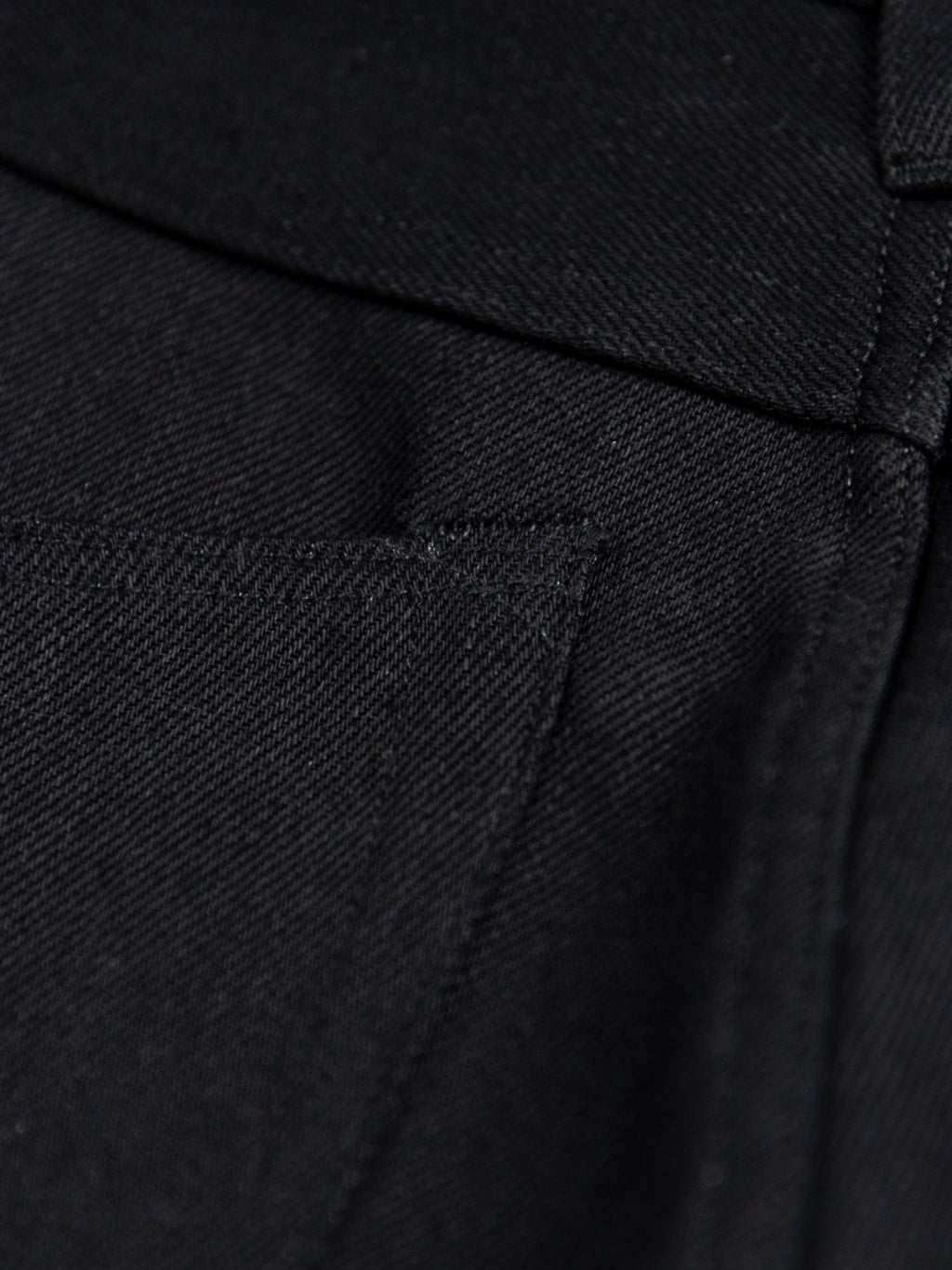 Stevenson Overall Big Sur 210 Slim Tapered jeans solid black hidden ribbet