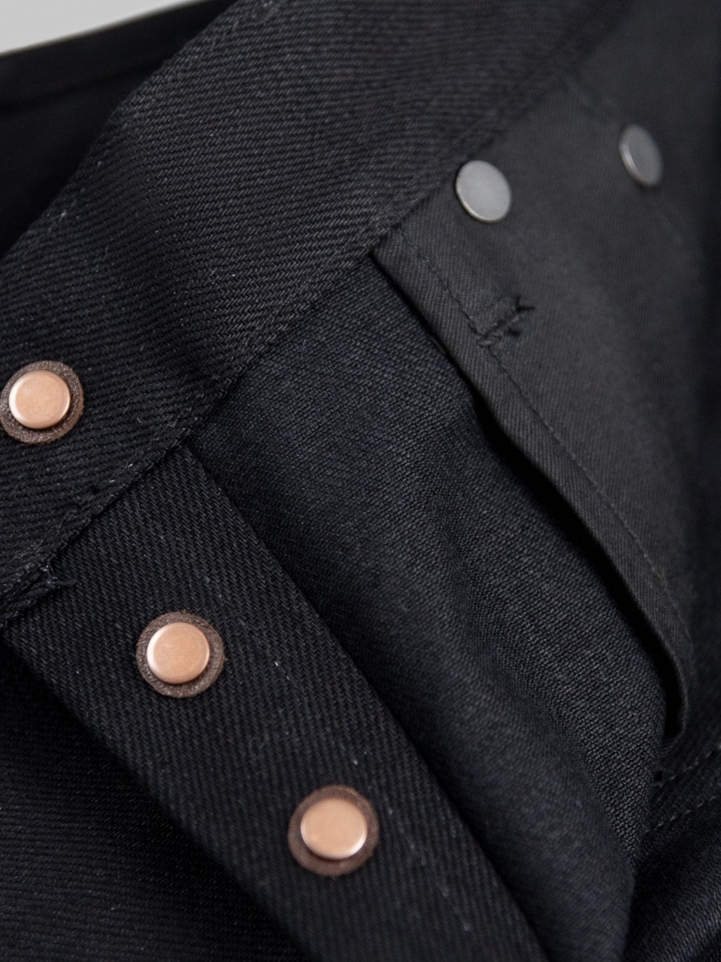 Stevenson Overall Big Sur 210 Slim Tapered jeans solid black lining pocket