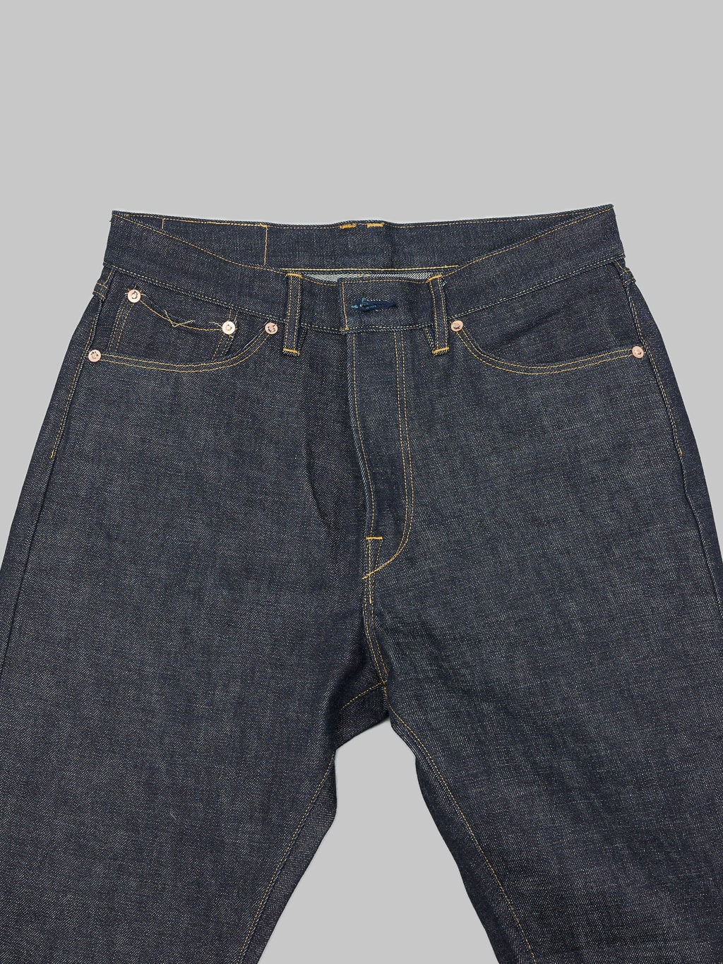 Stevenson Overall Carmel 220 Regular Tapered Jeans waist high rise
