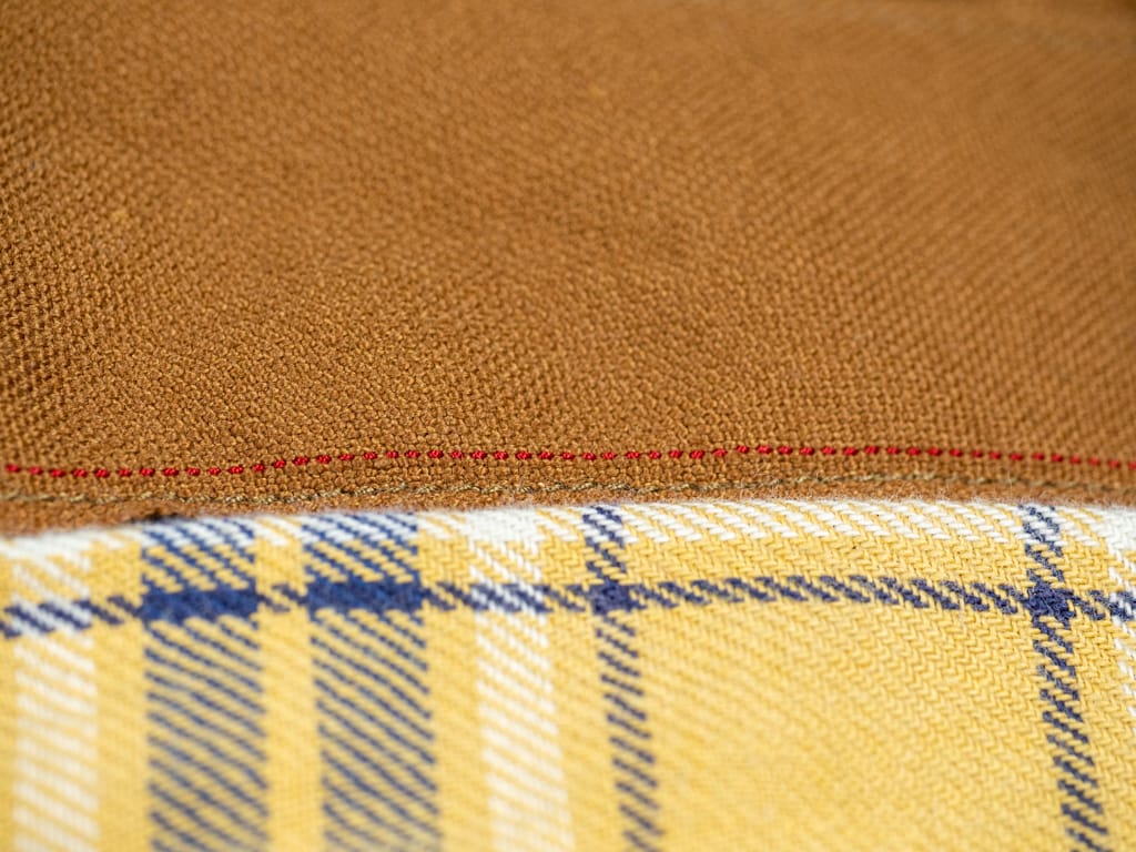 Stevenson Overall Stockman SM1 Jacket Brown stitching