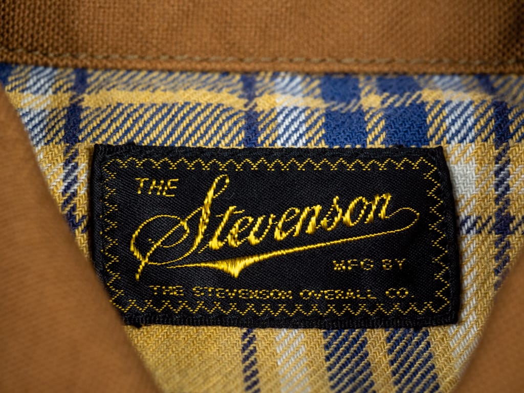 Stevenson Overall Stockman SM1 Jacket Brown tag