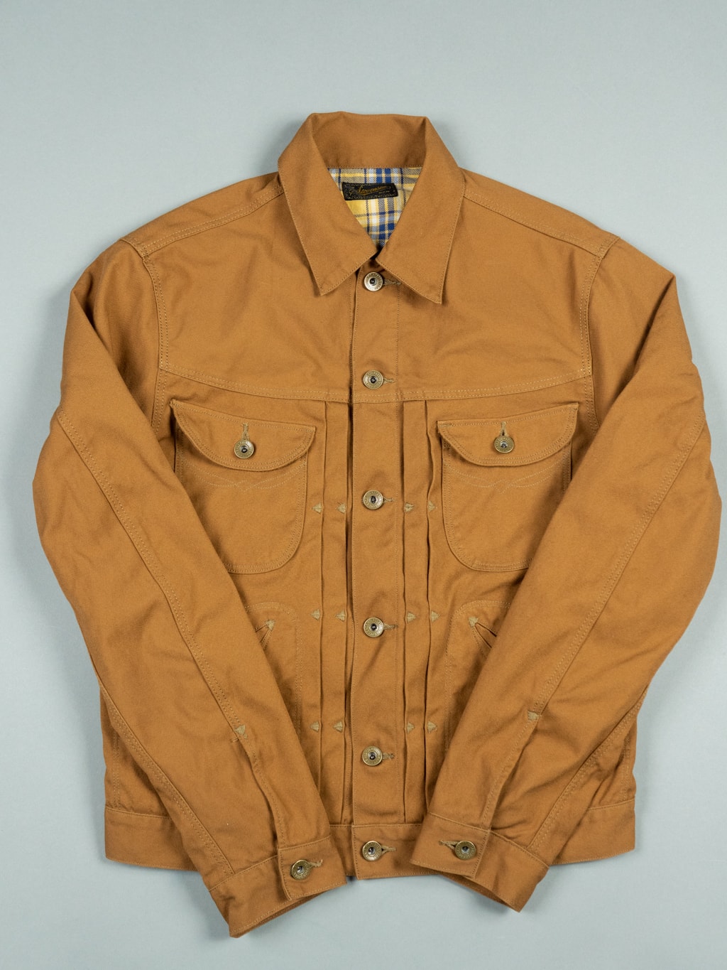 Stevenson Overall Stockman SM1 Jacket Brown fit