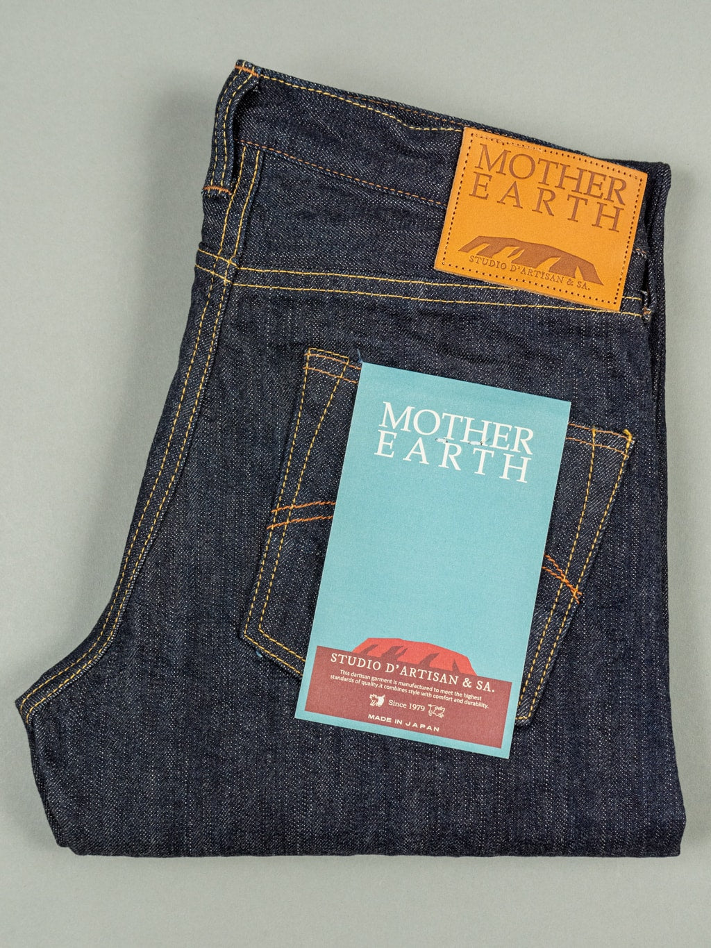 Studio D'Artisan D1829 Mother Earth 14oz Relaxed Tapered Jeans