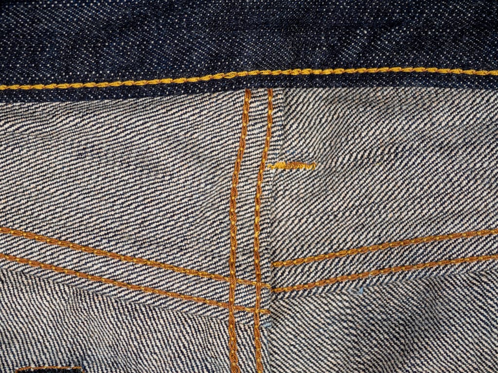 Studio D'Artisan Mother Earth 14oz Jeans Interior Stitching
