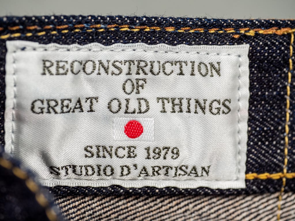 Studio D'Artisan Mother Earth 14oz Jeans Label