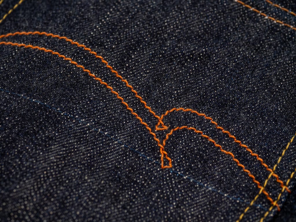 Studio D'Artisan Mother Earth 14oz Jeans Stitching
