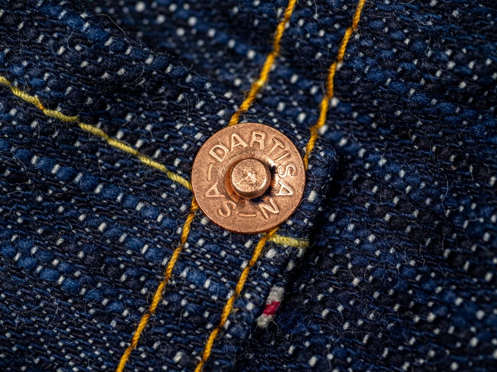 Studio DArtisan Tokushima 15oz Natural Indigo Jeans Copper Rivets