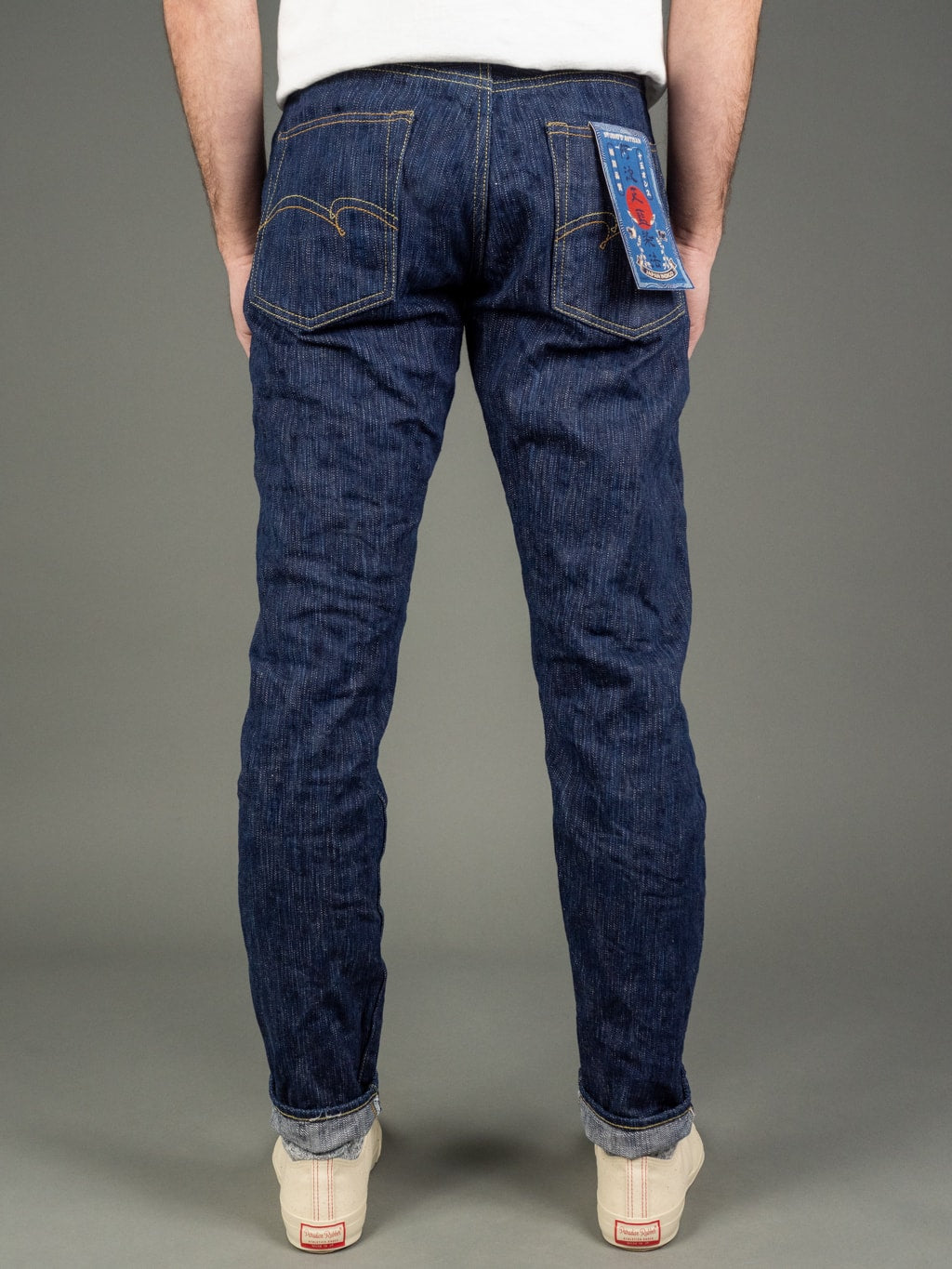 Studio DArtisan Tokushima Natural Indigo High Rise Tapered Denim Jeans Japan Made