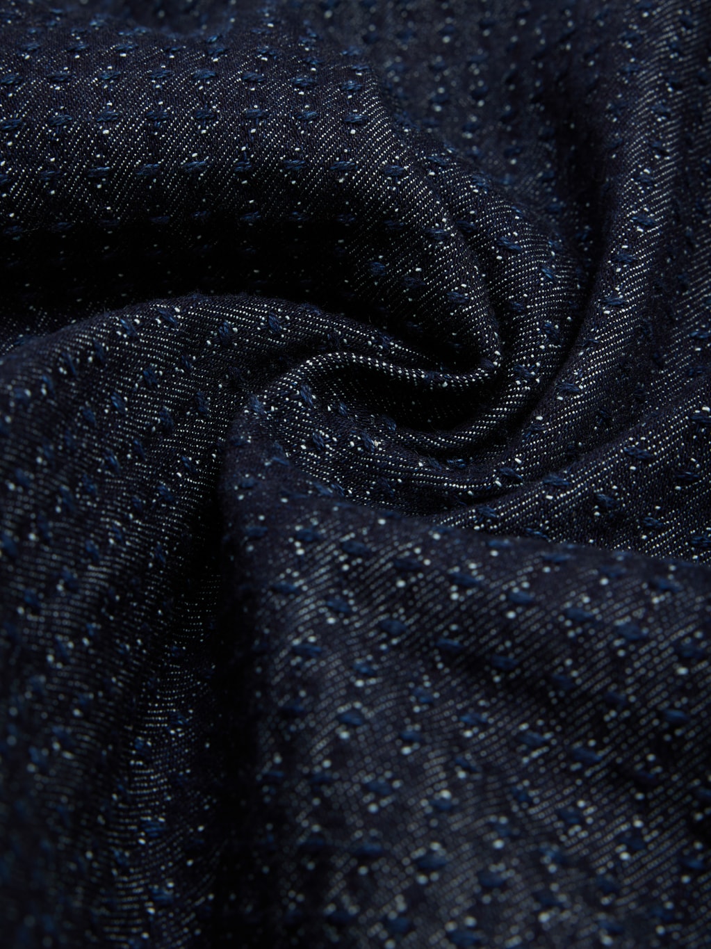 Studio D Artisan Sashiko Denim Type II Indigo Jacket texture