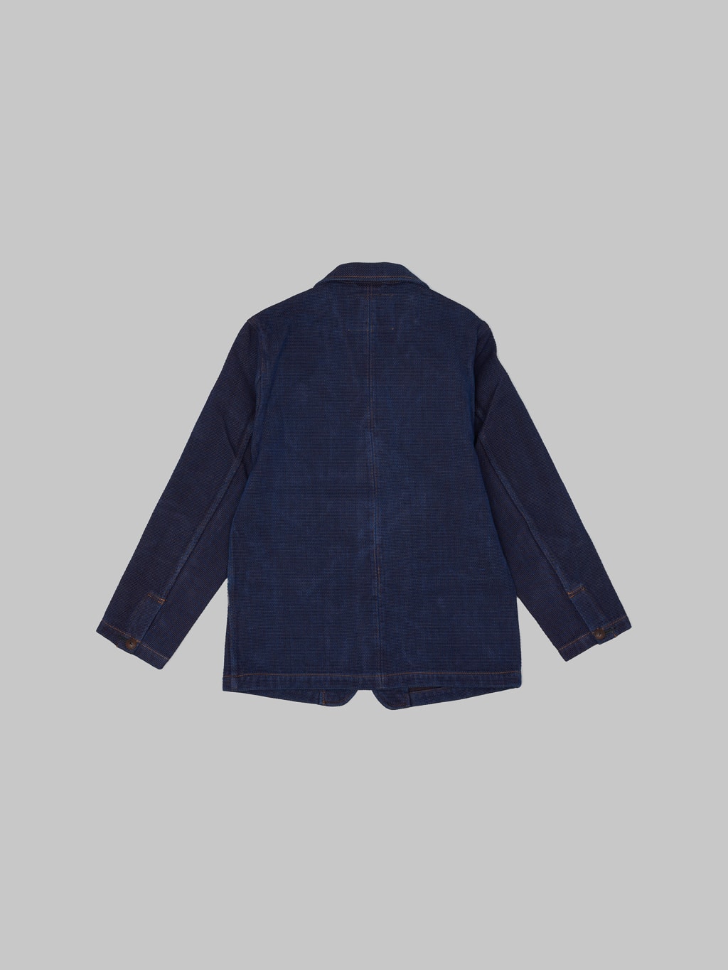 Studio Dartisan indigo kakishibu sashiko selvedge jacket back
