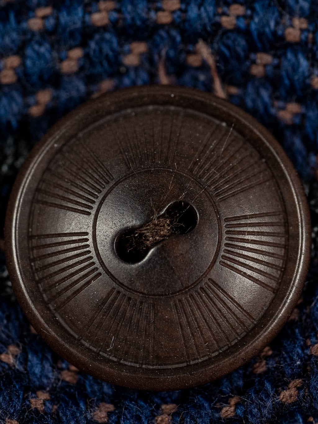 Studio Dartisan indigo kakishibu sashiko selvedge jacket corozo button