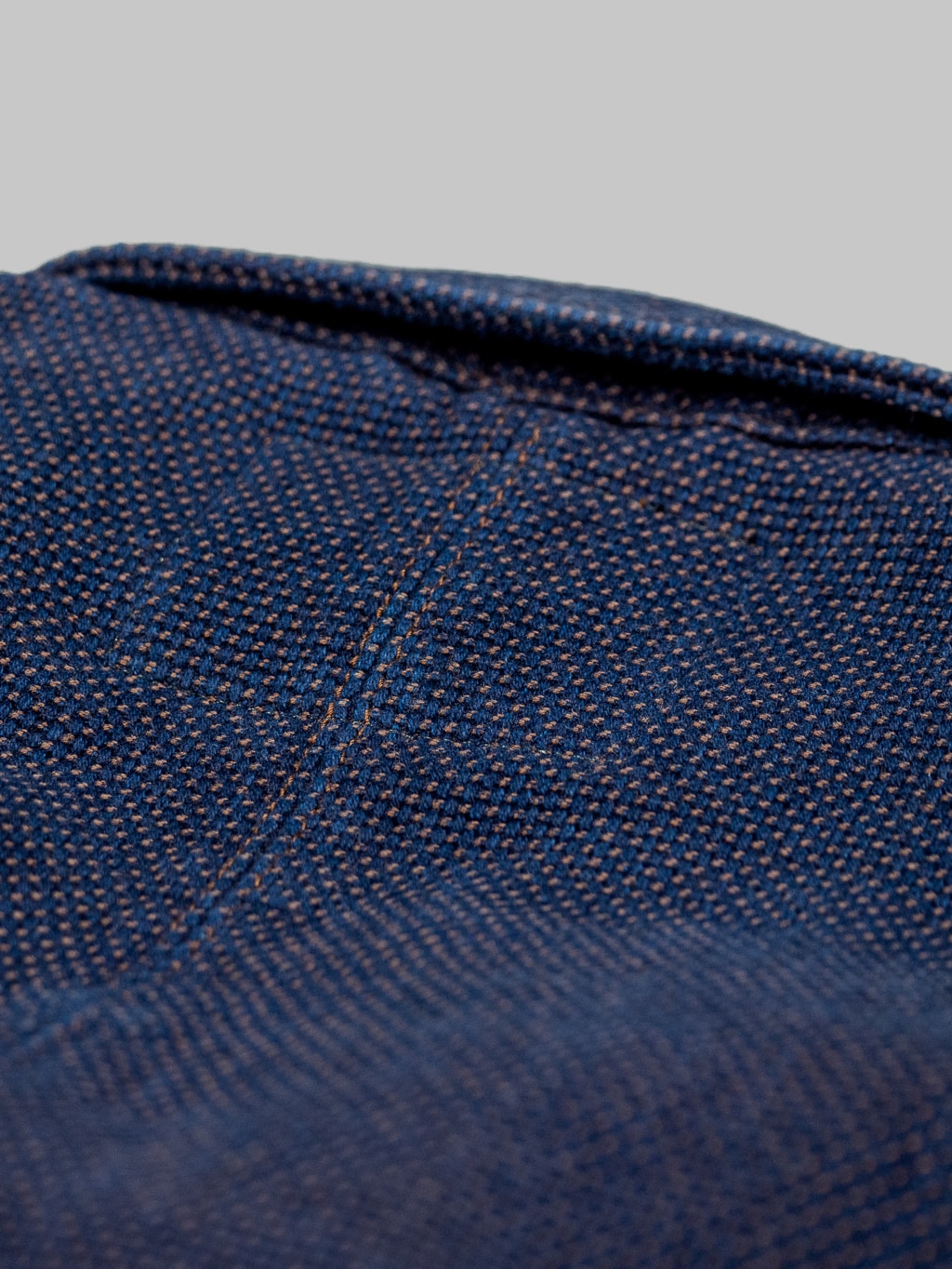 Studio Dartisan indigo kakishibu sashiko selvedge jacket irregular slubby texture
