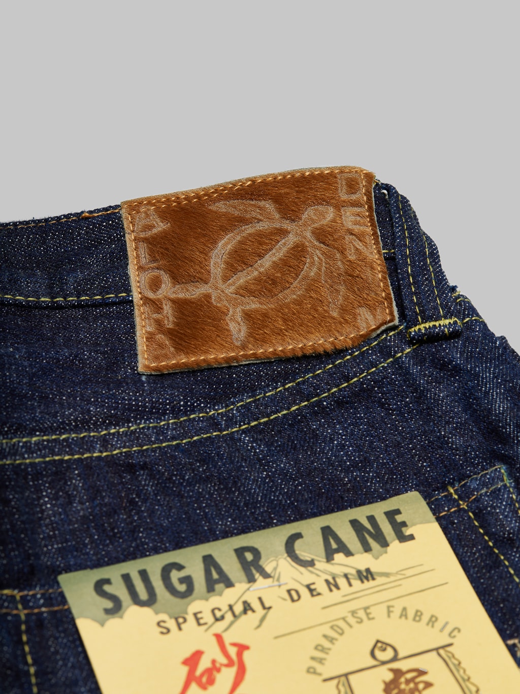 Sugar Cane "Hawaii" 14oz Regular Straight Jeans