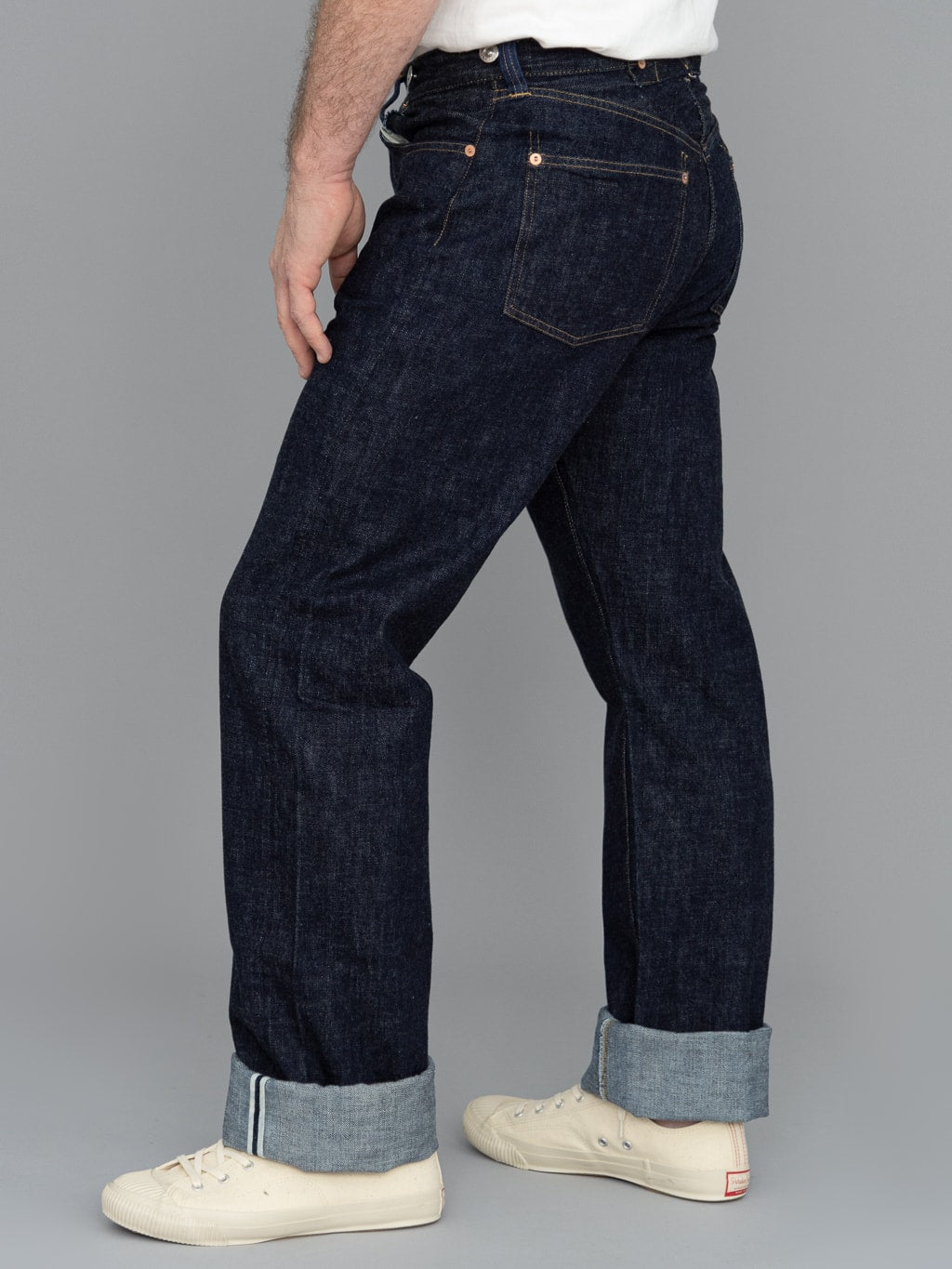 TCB 20s indigo Jeans one wash side fit