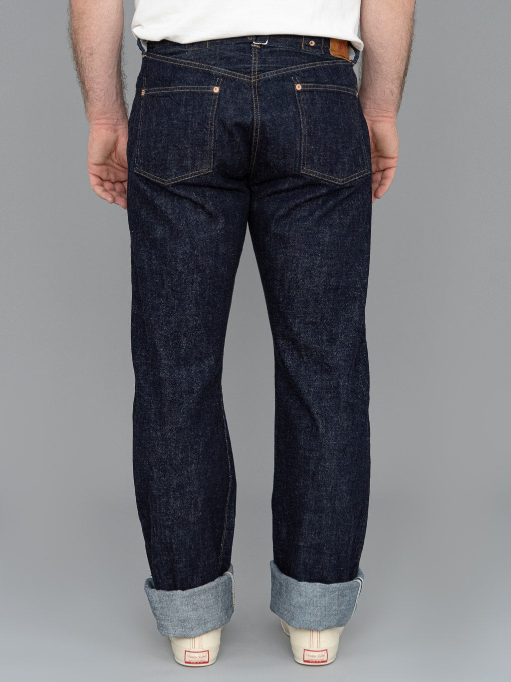 TCB 20s indigo Jeans one wash vintage style back fit