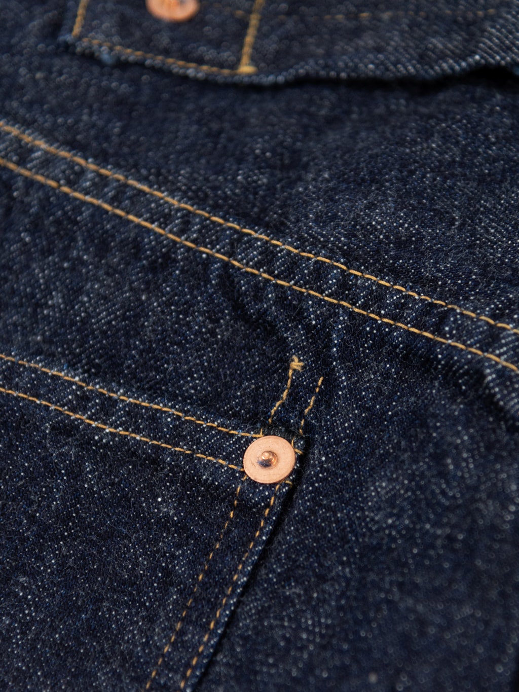 TCB 20s indigo Jeans one wash vintage style stitchin
